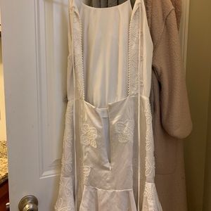 NWT White embroidered dress